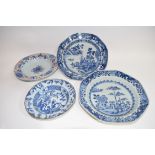 Quantity of ceramics including small 18th century Chinese porcelain blue and white bowl, two further
