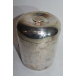 Mid-20th century silver plated ice bucket by Aldo Tura for Macabo Cusano Milanino, the bucket of
