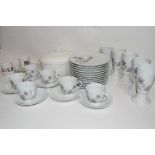 Quantity of ceramics mainly by Limoges, coffee cups, saucers, side plates etc