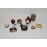 Mixed lot various trinket and pill boxes, to include 20th century Limoges porcelain example, various