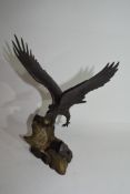 Ronald van Ruyckevelt bronze figure, Wings of Glory, 27cm high