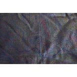 Large wool and silk Paisley shawl, 175 x 225cm