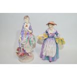 Two Royal Doulton figures of Phyllis and Daffy down Dilly (2) (a/f)