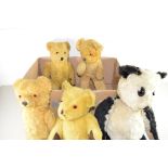 BOX OF VINTAGE TEDDY BEARS