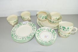 BURGESS & LEIGH IVY LEAF PATTERN TEA SET