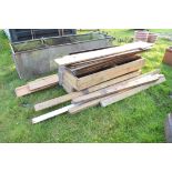 Mixed lot of various wood and some skirting board