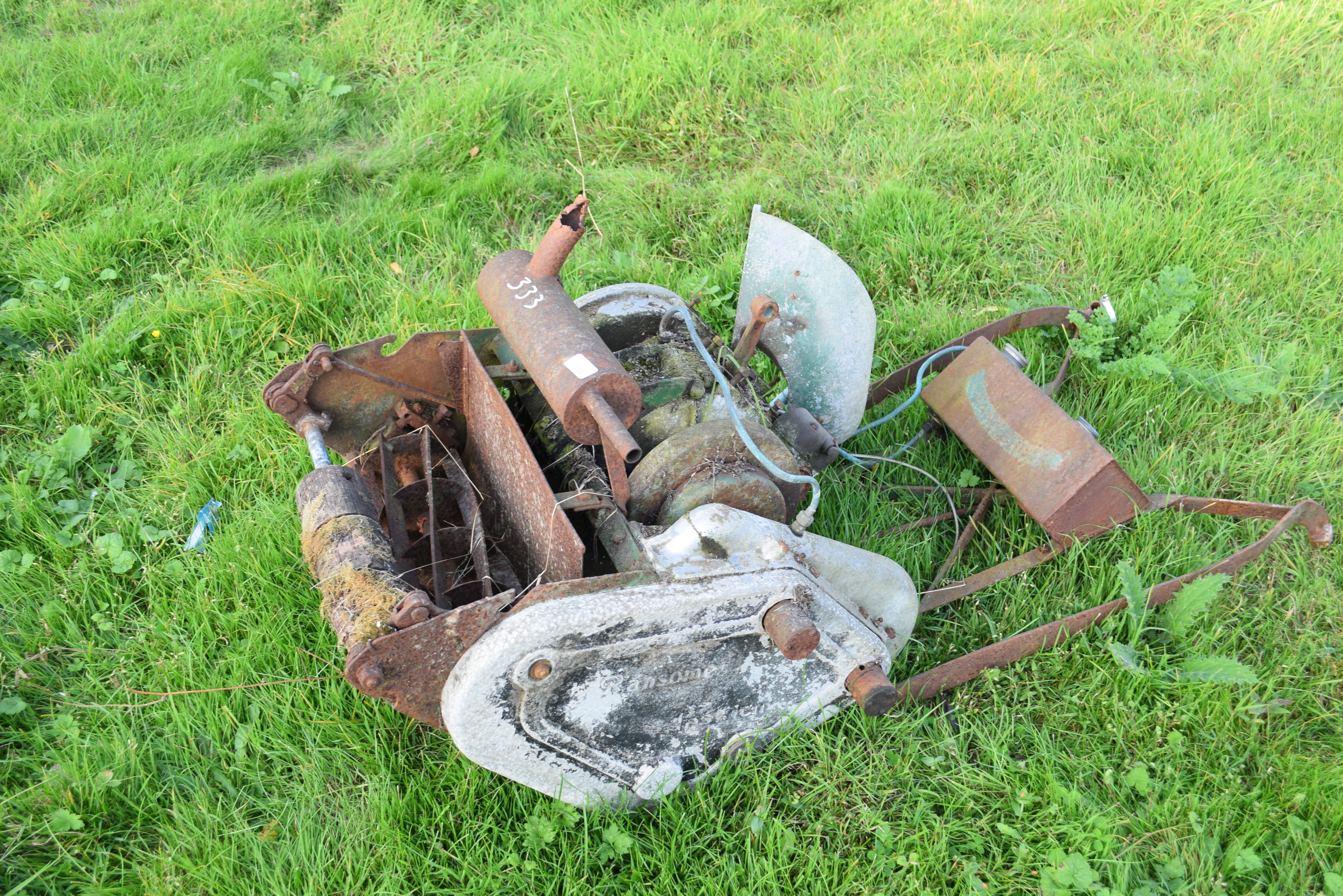 Vintage Ransomes Ipswich lawnmower - Image 2 of 2