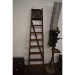 Wooden step ladder