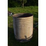 Vintage ribbed water tank (a/f)