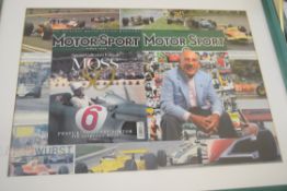 Framed poster from the original motor racing magazine Motorsport