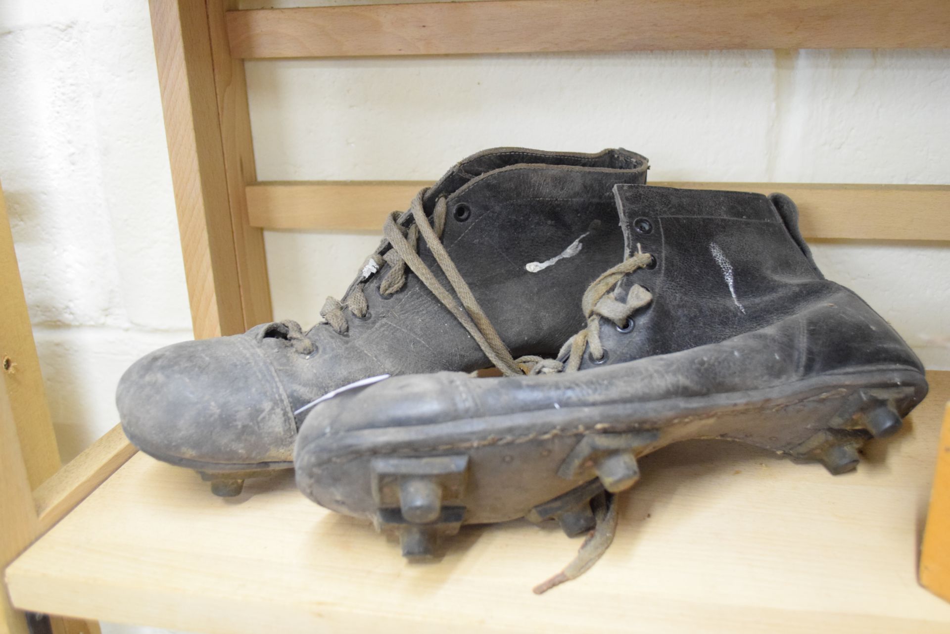 Pair of vintage sports style boots