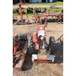 A Barford Atom 30 "The original multi-purpose two-wheeled tractor" to include various attachments,