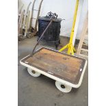 Railway luggage trolley by The Hoisting Appliance Co