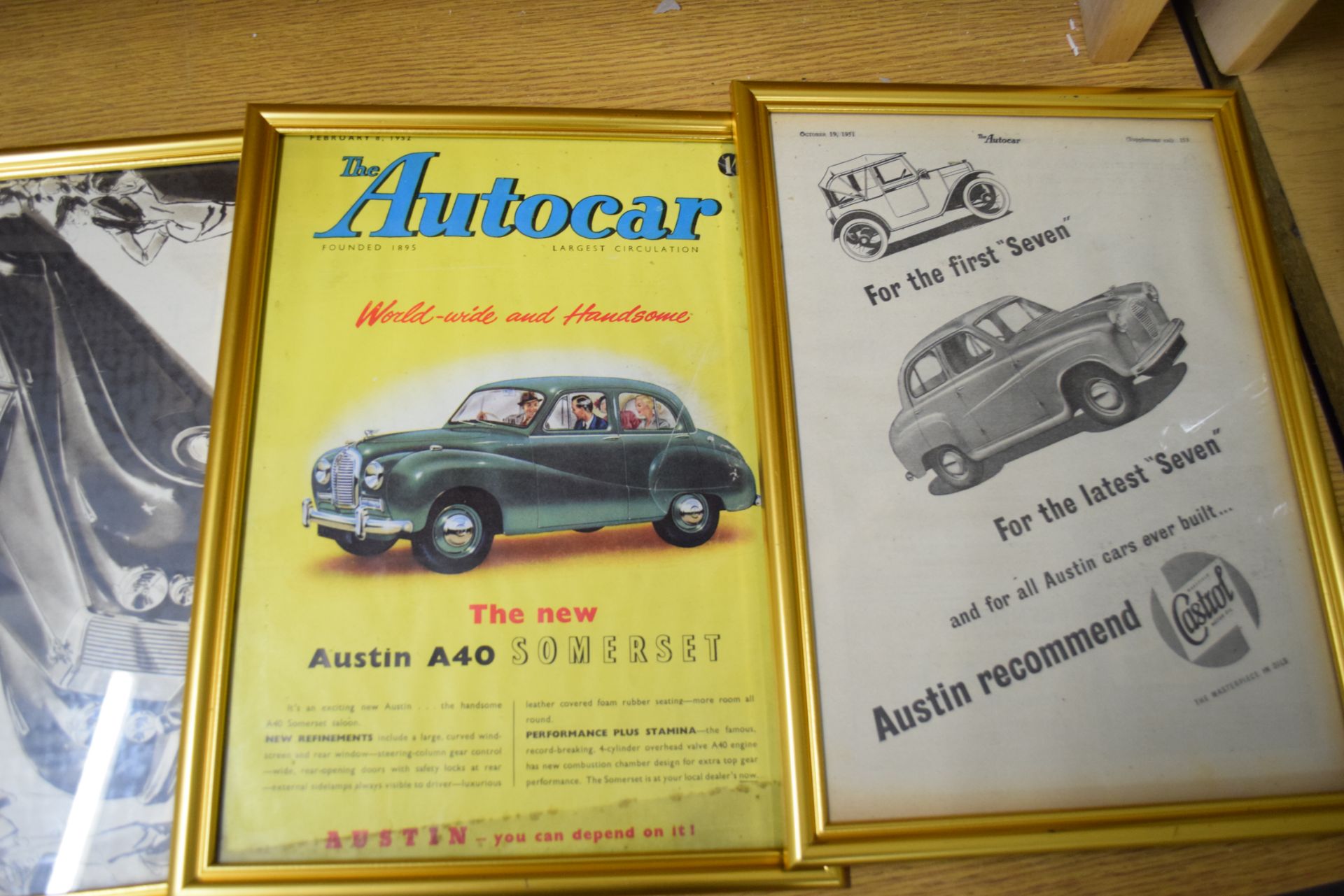 Quantity of motoring advertising prints from The Autocar magazine - Image 4 of 4