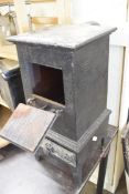 Cast iron stove and stand