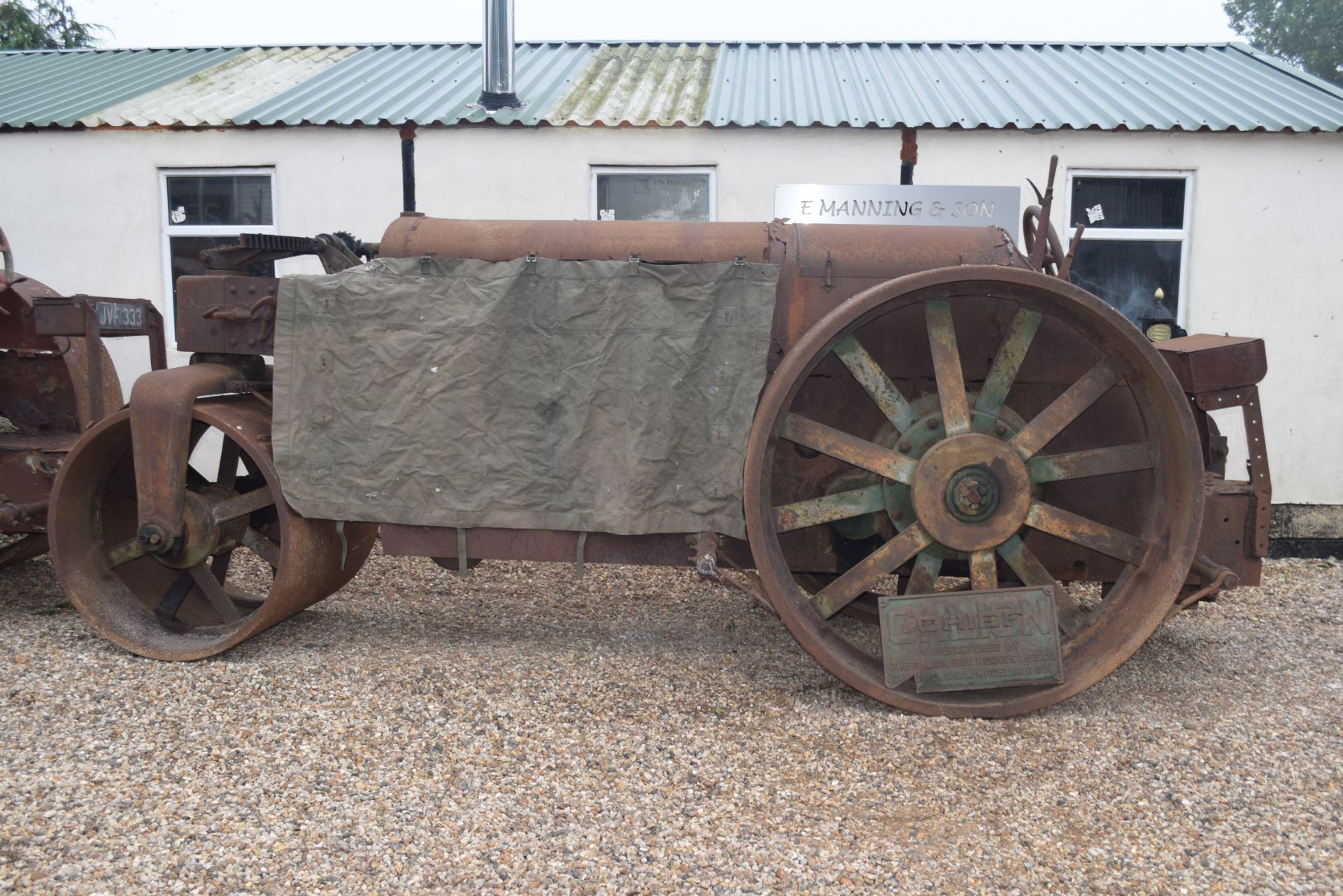 1940's GALION CHIEF 10ton ROLLER MODEL R WITH LEVELER