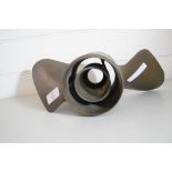 Brass boat propellor