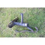 Small cast iron water pump, 50cm high