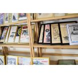 Quantity of framed advertising prints taken from a magazine for Yamaha motorbikes, BMC Service etc