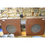 Two 1940s vintage Philips lamps "Loudspeaking No 2" wartime speakers