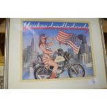 The Yankee Doodle Dandy advertising print for Suzuki motorcycles