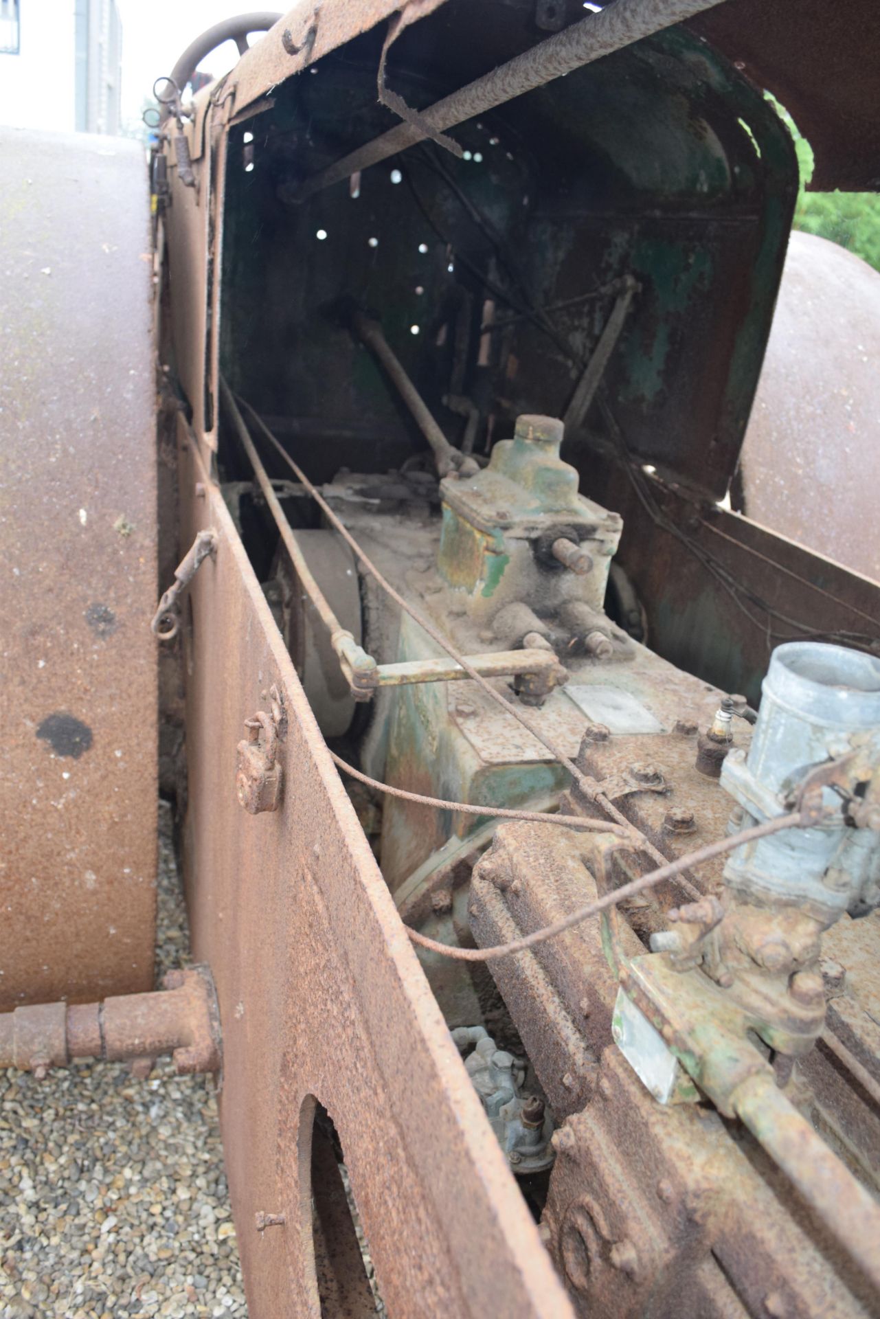 1940's GALION CHIEF 10ton ROLLER MODEL R WITH LEVELER - Image 16 of 23