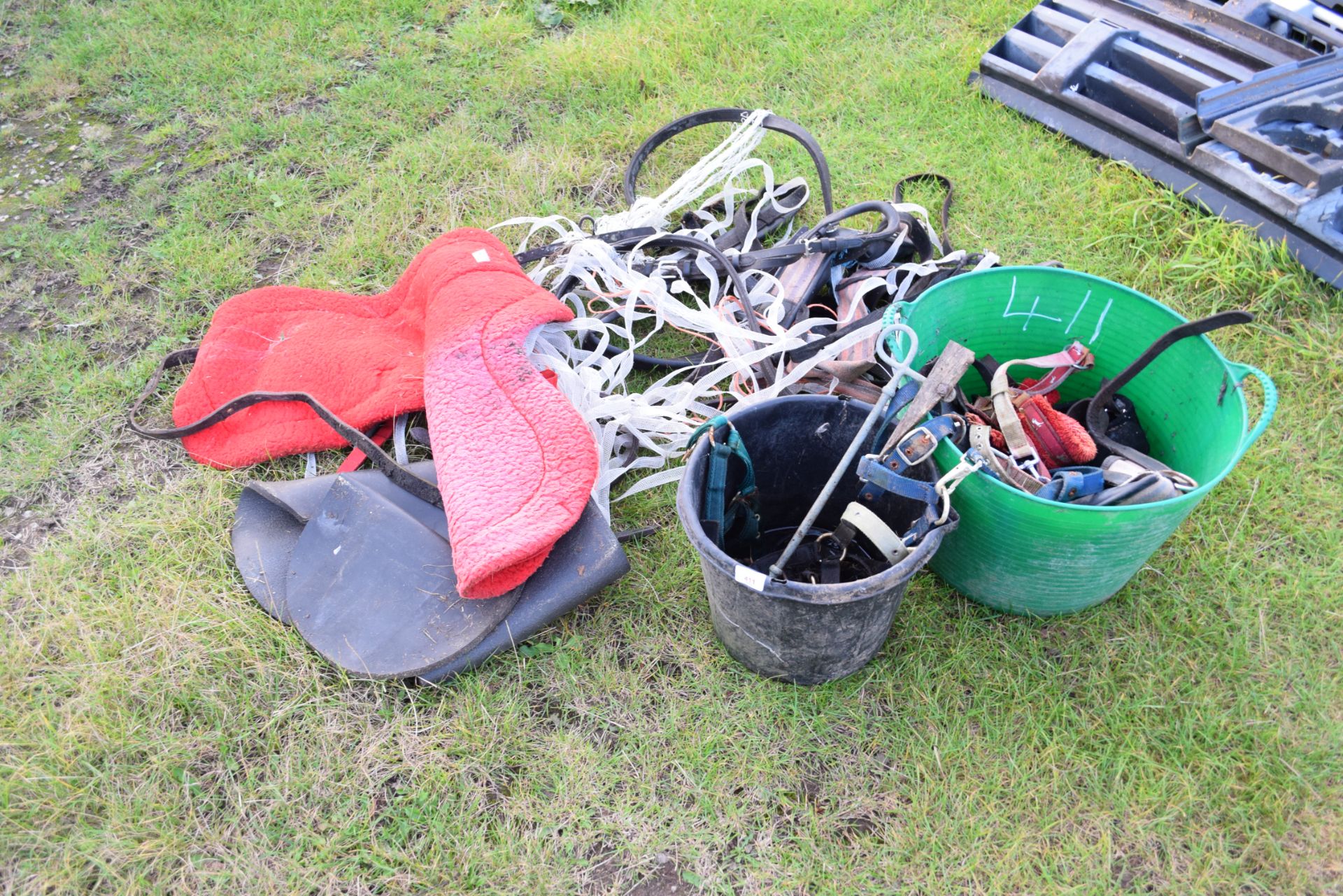 Mixed Lot: various mixed horse tack