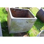 Galvanised water tank