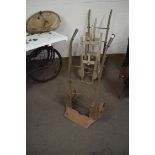 Vintage metal sack barrow