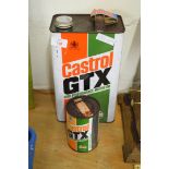 Two circa 1970s/80s Castrol GPX cans including small unopened example