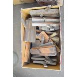 Box of wood planes