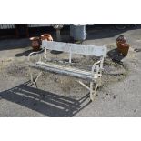 Garden bench, width approx 135cm