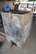 Galvanised water tank