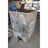 Galvanised water tank