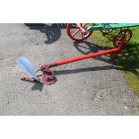 Single hand plough