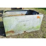 Galvanised water tank