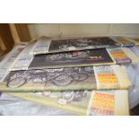 Quantity of old bike mart magazines, newspapers