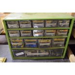 Small storage unit containing various fuses, auto-electrical fittings etc