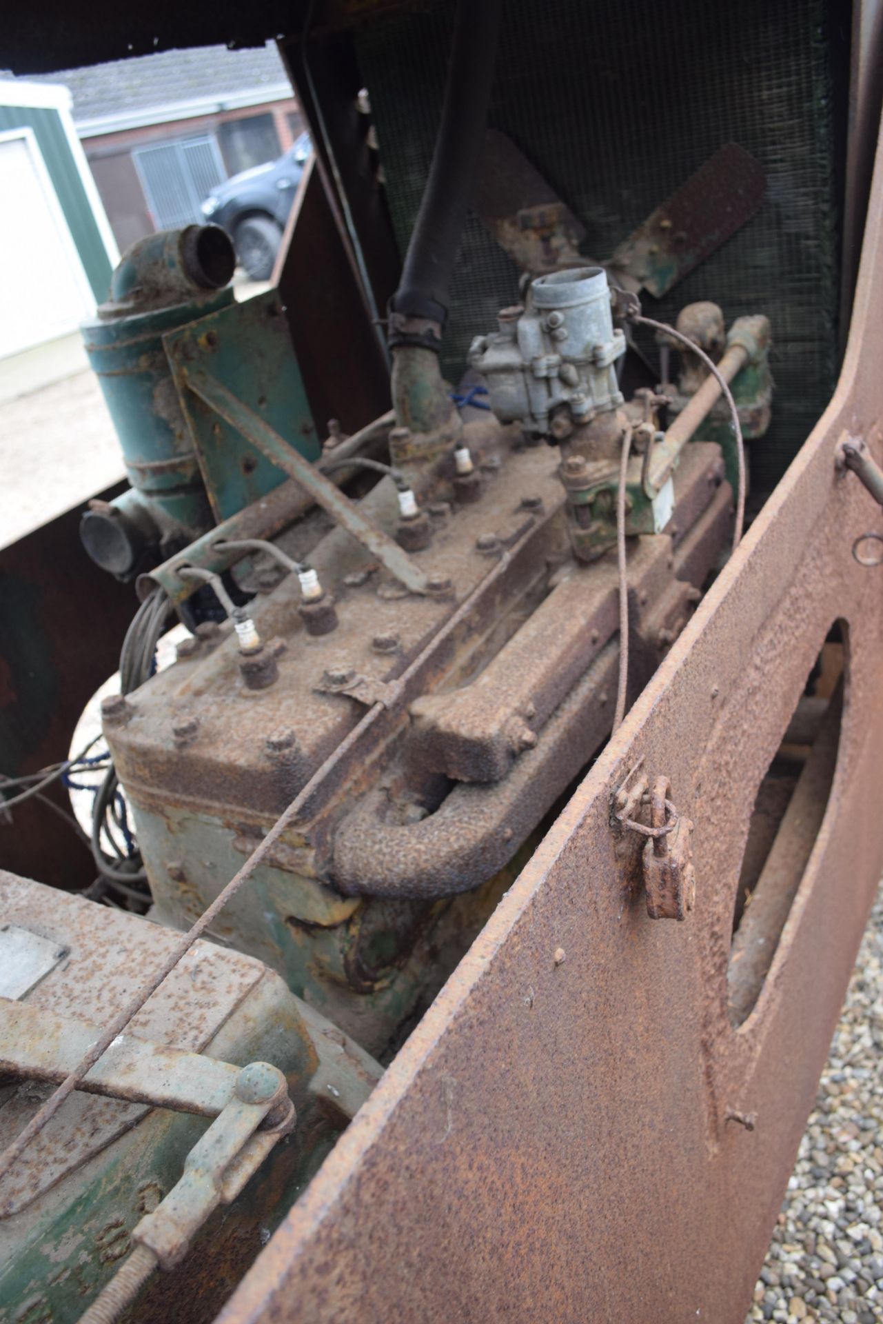 1940's GALION CHIEF 10ton ROLLER MODEL R WITH LEVELER - Image 17 of 23