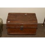 Tin travelling trunk