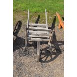 Wooden hand cart