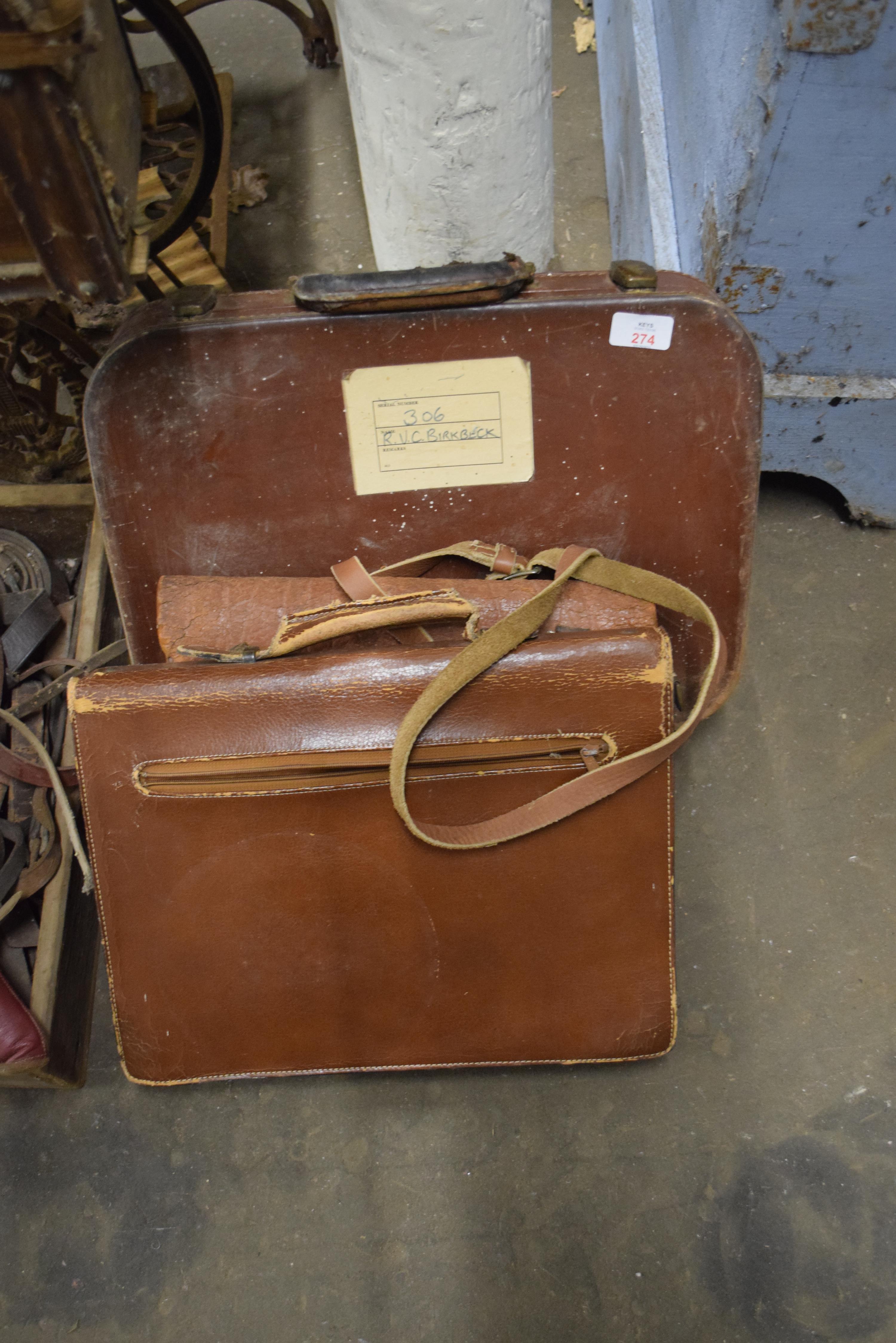 Three vintage satchels