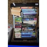 BOX OF MIXED PAPER AND HARDBACK NOVELS