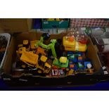 BOX OF MODERN TOY VEHICLES