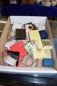 BOX OF COSTUME JEWELLERY