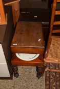 VICTORIAN MAHOGANY BIDET CABINET, 58CM WIDE