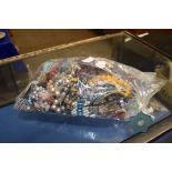 LARGE BAG OF COSTUME JEWELLERY