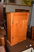 SMALL PINE WALL CABINET, 61CM HIGH