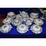 QTY OF BOOTHS AND ROYAL CAULDON DRAGON PATTERN TEA AND TABLE WARES