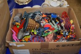 LARGE BOX OF CHILDRENS PLASTIC TOYS